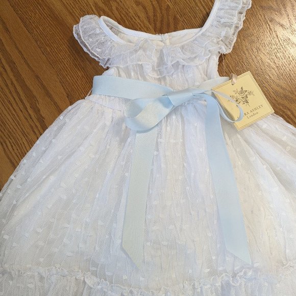 Laura Ashley white lace toddler dress NWT - Picture 1 of 5